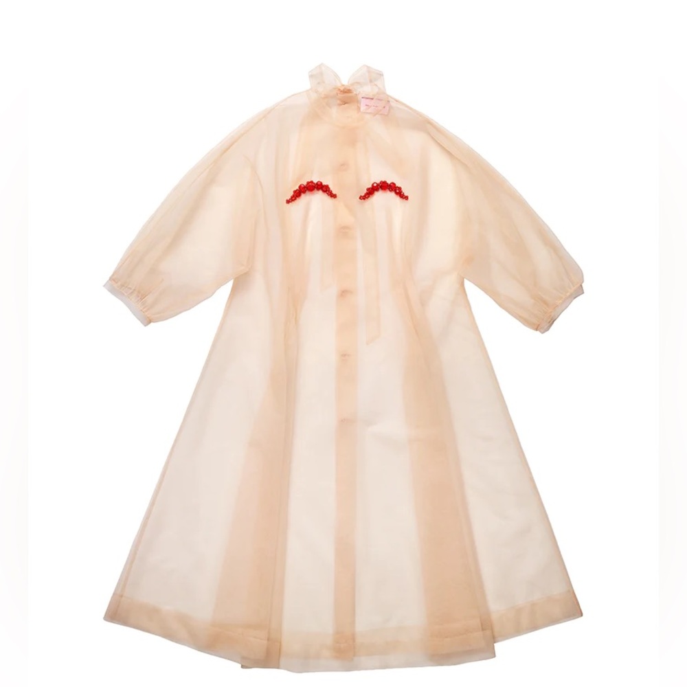 Simone Rocha x H&M Wide-Cut Tulle Dress with Beads